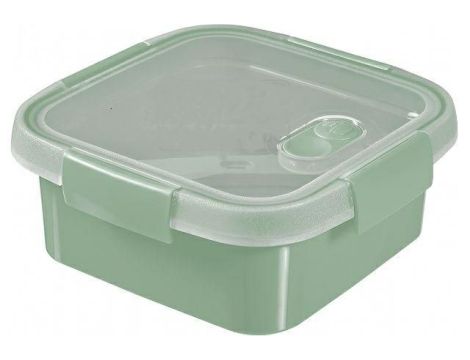 CURVER POJEMNIK NA ŻYWNOŚĆ KWADRATOWY SMART TO GO LUNCH 0,9L /ZIELONY