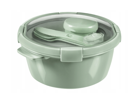 CURVER POJEMNIK NA ŻYWNOŚĆ OKRĄGŁY LUNCH KIT 1,6L  /ZIELONY