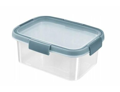 CURVER POJEMNIK NA ŻYWNOŚĆ PROSTOKĄTNY 1,2L  /TRANSPARENTNY/ NIEBIESKI