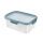 CURVER POJEMNIK NA ŻYWNOŚĆ PROSTOKĄTNY 1,2L  /TRANSPARENTNY/ NIEBIESKI