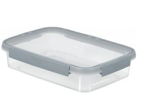 CURVER POJEMNIK NA ŻYWNOŚĆ PROSTOKĄTNY SMART FRESH 2L/TRANSPARENTNY/SZAROBŁĘKITNY