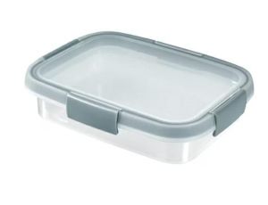 CURVER POJEMNIK NA ŻYWNOŚĆ PROSTOKĄTNYSMART FRESH 3,5L/TRANSPARENTNY/ SZAROBŁĘKITNY