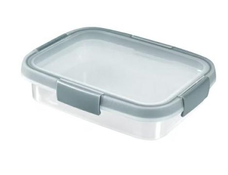 CURVER POJEMNIK NA ŻYWNOŚĆ PROSTOKĄTNYSMART FRESH 3,5L/TRANSPARENTNY/ SZAROBŁĘKITNY