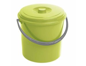 CURVER WIADRO 16L Z POKRYWKĄ ZIELONE