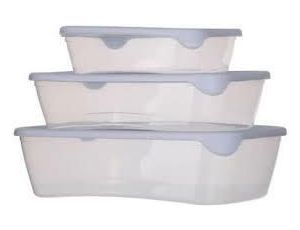 CURVER ZESTAW POJEMNIKÓW FRESH&GO 3szt 0,5/1/2L MIX MIĘTOWY/ JASNOSZARY/ BRZOSKWINIOWY