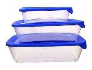CURVER ZESTAW POJEMNIKÓW FRESH&GO 3szt 0,5/1/2L NIEBIESKI