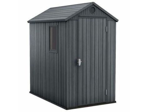 KETER DOMEK NARZĘDZIOWY DARWIN 4x6 SZARY 125,8 x 184,5 x 205cm - 2