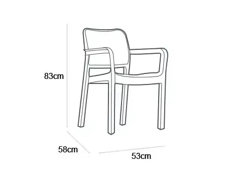 KETER KRZESŁO OGRODOWE SAMANNA GRAFIT ... - 2