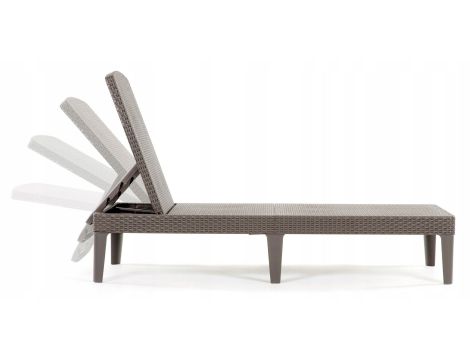 KETER LEŻAK TECHNORATTANOWY JAIPUR CAPPUCCINO