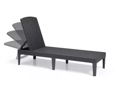 KETER LEŻAK TECHNORATTANOWY JAIPUR GRAPHITE