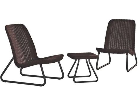 KETER MEBLE OGRODOWE ZESTAW RIO BRĄZ 2-osobowy...... - 2