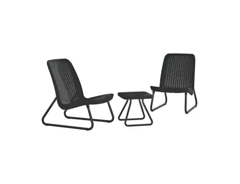 KETER MEBLE OGRODOWE ZESTAW RIO GRAFIT 2-osobowy.........