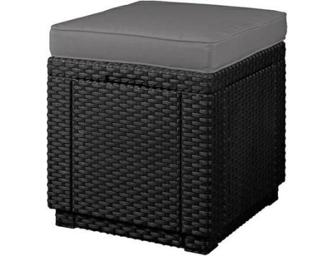 KETER SIEDZISKO Z PODUSZKĄ CUBE WITH CUSHION GRAFIT