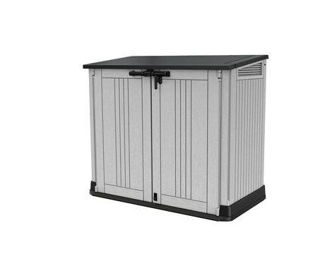 KETER SKRZYNIA OGRODOWA-BALKONOWA MIDI SZARO-CZARNA 132x71,5x113,5cm