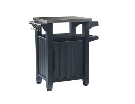 KETER STÓŁ GRILOWY BLAT ZE STALI NIERDZEWNEJ GRAFIT