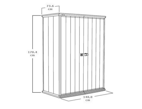 KETER SZAFA OGRODOWA Duotech High Store PLUS - 2