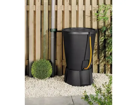 KETER ZBIORNIK NA DESZCZÓWKĘ INDIGO WATER BUTT + BASE  GRAFIT  200 L - 3