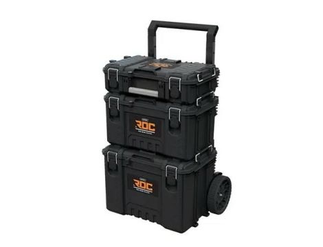 KETER ZESTAW 3 SKRZYNEK NA KÓŁKACH ROC PRO GEAR 2.0