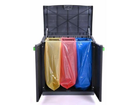 KETER SZAFKA DO SEGREGACJI ŚMIECI MOBY 100x90x55cm   IT - 2