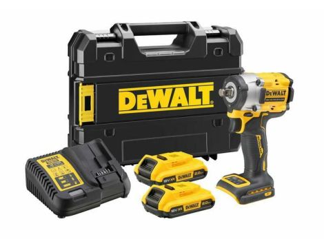 DEWALT KLUCZ UDAROWY 1/2" 18V DCF921D2T 406Nm 2x2,0Ah PIERŚCIEŃ TSTAK