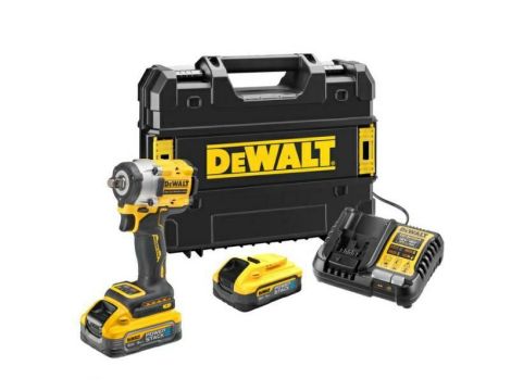 DEWALT KLUCZ UDAROWY 1/2" 18V DCF921H2T 406Nm 2x5,0Ah POWERSTACK PIERŚCIEŃ TSTAK