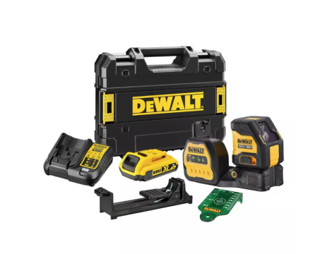DEWALT LASER KRZYŻOWY 12/18V DCE088D1G18 30m 1x2,0Ah 18V ZIELONY