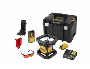 DEWALT LASER OBROTOWY 18V DCE074D1R 45m 1x2,0Ah CZERWONY TSTAK