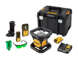 DEWALT LASER OBROTOWY 18V DCE079D1G ZIELONY 76m 1x2,0Ah ZIELONY TSTAK