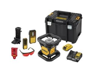 DEWALT LASER OBROTOWY 18V DCE079D1R 60m 1x2,0Ah CZERWONY TSTAK