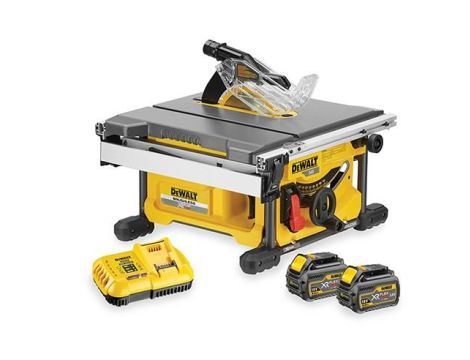 DEWALT PILARKA STOŁOWA 210mm 54V DCS7485T2 2x6/2,0Ah FLEXVOLT