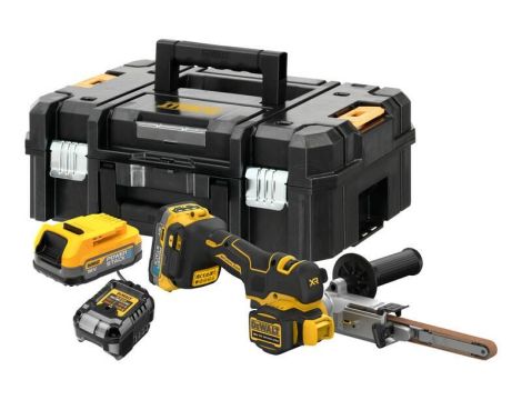 DEWALT PILNIK TAŚMOWY 18V DCM200E2T 2x1,7Ah POWERSTACK TSTAK