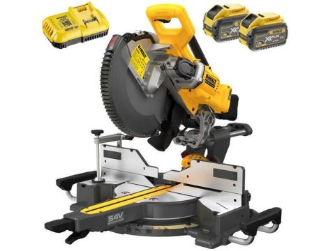 DEWALT PIŁA UKOŚNICA  305mm 2x54V DCS781X2 2x9/3,0Ah FLEXVOLT