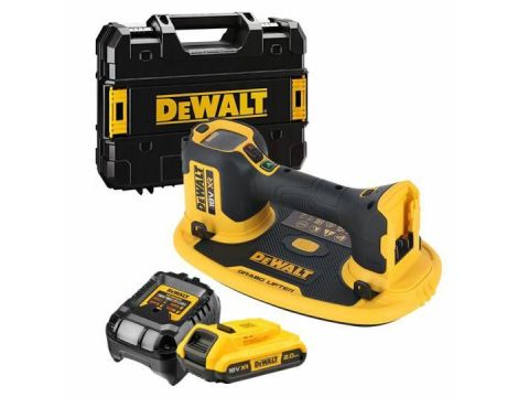 DEWALT PODNOŚNIK PRÓŻNIOWY GRABO 18V DCE590D1T 1x2,0Ah TSTAK