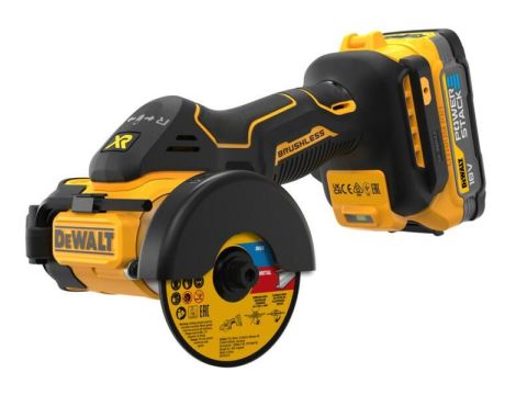 DEWALT PRZECINARKA 76mm 18V DCS438E2T 2x1,7Ah POWERSTACK TSTAK