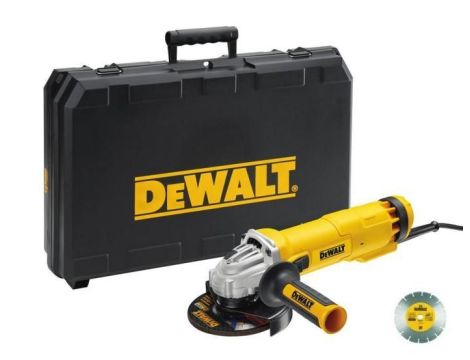 DEWALT SZLIFIERKA KĄTOWA 125mm/1200W DWE4217KD + TARCZA DIAM. WALIZKA