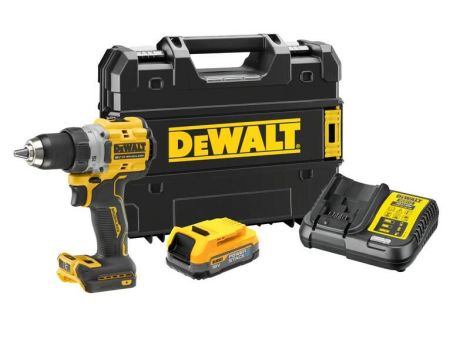 DEWALT WKRĘTARKA 18V DCD800E1T 90Nm 1x1,7Ah POWERSTACK BL TSTAK …