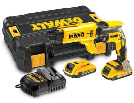 DEWALT WKRĘTARKA DO PŁYT G/K 18V DCF620D2K 30Nm 2x2,0Ah BL Z MAGAZYNKIEM DCF6201