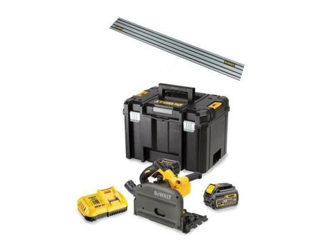 DEWALT ZAGŁĘBIARKA  165mm 54V DCS520T2 2x6/2,0Ah FLEXVOLT + SZYNA 1,5m