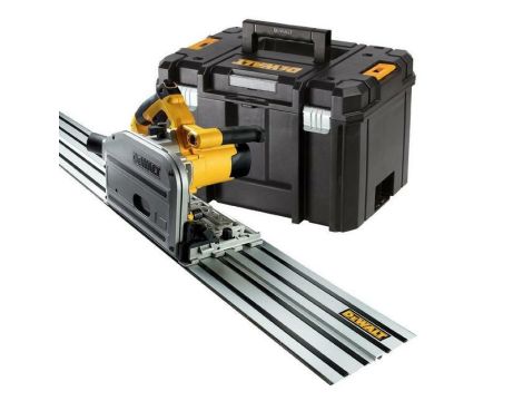 DEWALT ZAGŁĘBIARKA 165mm/1300W DWS520KTR +SZYNA 1,5m TSTAK