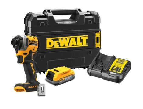 DEWALT ZAKRĘTARKA UDAROWA 18V DCF850E1T 208Nm 1x1,7Ah POWERSTACK TSTAK ...