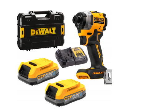 DEWALT ZAKRĘTARKA UDAROWA 18V DCF860E2T 208Nm 2x1,7Ah POWERSTACK TSTAK