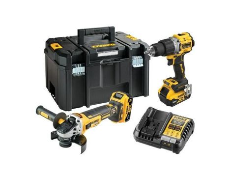 DEWALT ZESTAW COMBO 18V DCK2026P2T (DCD805, DCG405) 2x5,0Ah