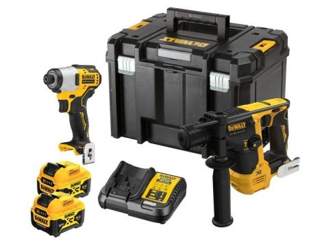 DEWALT ZESTAW COMBO 18V DCK2104P2T (DCH072, DCF801) 2x5,0Ah TSTAK