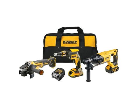 DEWALT ZESTAW COMBO 18V DCK308DM (DCF620, DCH133, DCG405) 1x4,0Ah 1x2,0Ah