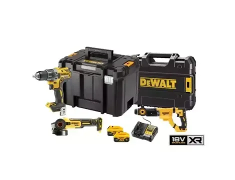 DEWALT ZESTAW COMBO 18V DCK327P2T (DCD791, DCH263, DCG405) 2x5,0Ah
