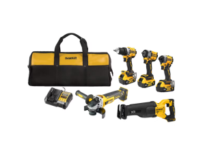 DEWALT ZESTAW COMBO 18V DCK509P3 (DCD800, DCF850, DCF922, DCS386, DCG405) 3x5,0Ah