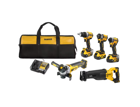 DEWALT ZESTAW COMBO 18V DCK509P3 (DCD800, DCF850, DCF922, DCS386, DCG405) 3x5,0Ah