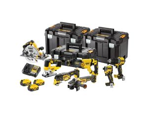 DEWALT ZESTAW COMBO 18V DCK706P3T (DCD805, DCF850, DCS355, DCH263, DCG405, DCS572, DCS334) 3x5,0Ah 3xTSTAK