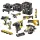 DEWALT ZESTAW COMBO 18V DCK853P4T (DCD996, DCF887, DCS565, DCS367, DCS356, DCH273, DCG405, DCL050) 4x5,0Ah  TSTAK WÓZEK