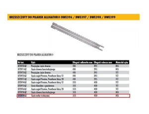 DEWALT BRZE. WEŁNA HSS 430mm DO DWE397/398/399 - image 2